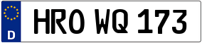 Truck License Plate